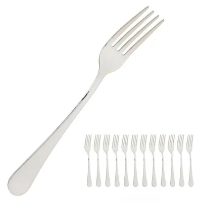 Tafelvorken aus Edelstahl, 201 mm, 12 Stück