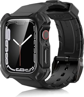 Produktbild von Hülle für Apple IWatch Serie 9/8/7/6/5/4/SE 44/45 mm flexibel mit Armband
