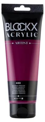 Produktbild von Blockx Feine Acrylfarbe, Acrylic Artist, Tube 250ml - Primärmagenta 61433BXC