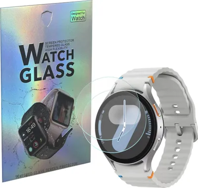 Produktbild von Hartglas für Samsung Galaxy Watch 7 44mm [2 Stück] Schutzglas Hartglas Panzer glas Displayschutzfolie Panzerglasfolie Phonillico®