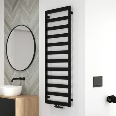Imagen del producto de OLTENS Radiador de toalla eléctrico, 50 x 139 cm