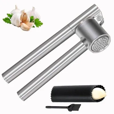 Immagine prodotto di Pressa per aglio - Kitchen aid - 18 cm - Acciaio inox - Argento