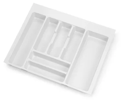 Immagine prodotto di Portaposate Optima Vertex/Concept 500mm (Spalle 16mm) M 600 Plastica Bianca Tecnoplastica Emuca