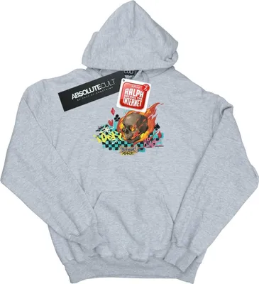 Zdjęcie produktu dla Disney – Bluza z kapturem dla mężczyzn „Ralph Demolka” BI20191 (L) (szara)