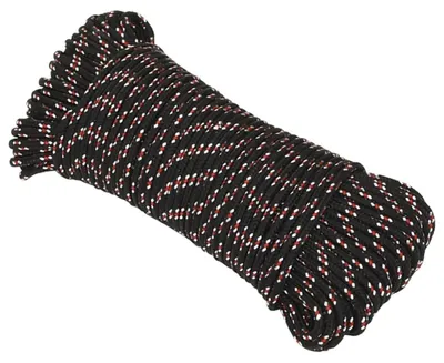 Produktbild von Polypropylen-Bootseil, 4 mm, 500 m, schwarz