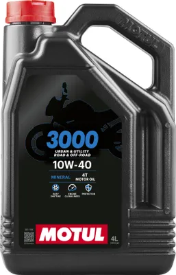Zdjęcie produktu dla MOTUL 3000 4T Olej silnikowy - 10W40 4 litry