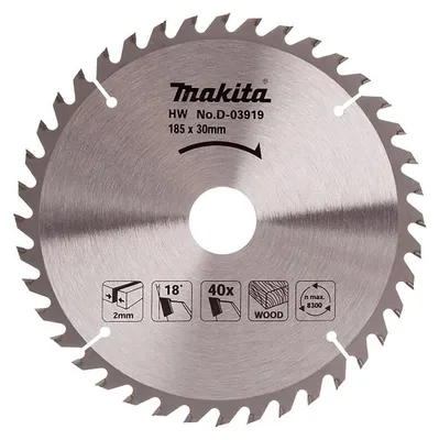 Image de Lames carbure bois standard, pour scies circulaires MAKITA