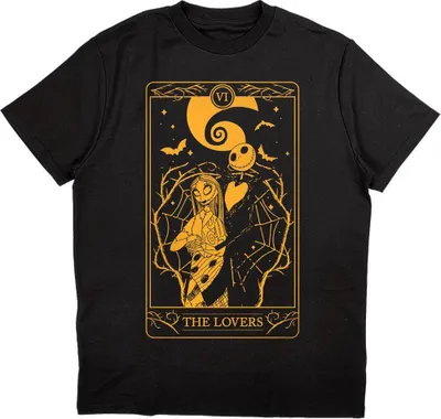 Obrázek produktu pro Nightmare Before Christmas - tričko pro muže/dámy Uni RO3677 (XL) (černá)