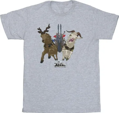 Produktbild von Marvel - "Love And Thunder" T-Shirt für Herren BI47982 (S) (Grau)