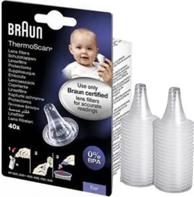 Produktbild von Braun ThermoScan LF40 Schutzkappen-Pack 40Stk