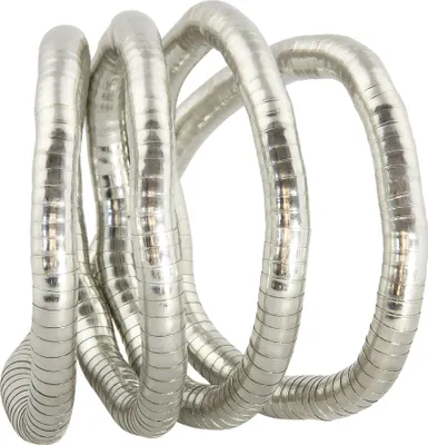 Produktbild von Biegsame Halskette Schlangenkette silberfarben 8mm Kette Armband