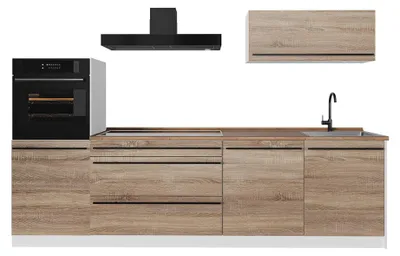 Imagen del producto de Mueble de cocina Vicco R-Line Sonoma/Blanco 280 cm sin encimera, Model 67280