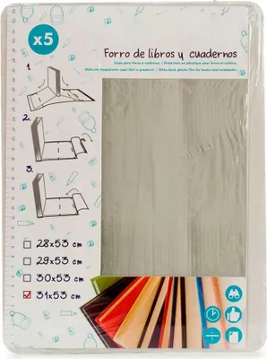 Zdjęcie produktu dla Etui na książki Pincello 5 sztuk 31 X 53 cm