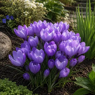 Produktbild von Krokus Blumenzwiebeln Krokuszwiebeln Crocus vernus Rio Grande großblumig 10 St.