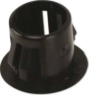 Zdjęcie produktu dla Pokrywa otworu KSS z poliamidu 6.6, czarna, do otworu 9.5, pokrywa Ø 13, 1 szt