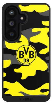 Produktbild von NIVOCASE Handyhülle für Samsung Galaxy S26 Hülle NIVOpure Case Schwarz BVB Borussia Dortmund Fanartikel