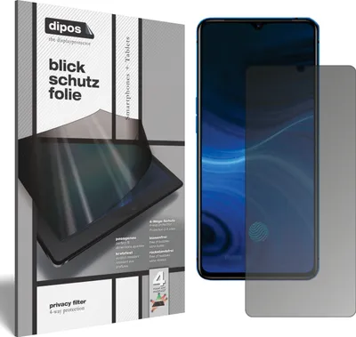 Produktbild von Blickschutzfolie für Oppo Reno Ace matt Schutzfolie Folie Display Schutz dipos