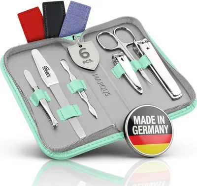 Produktbild von marQus Maniküre-Set 6-teilig – Kunstleder-Etui, Solingen – Mint