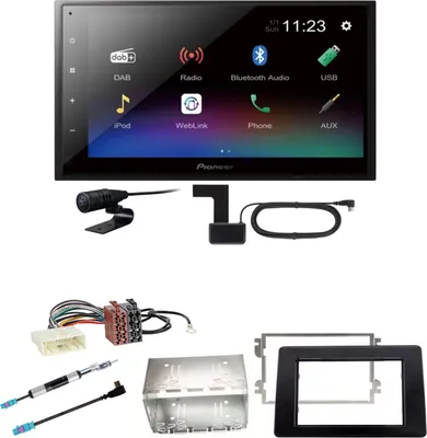 Produktbild von Pioneer DMH-A340DAB USB MP3 DAB+ Moniceiver Einbauset für Nissan NV400 ab 2019