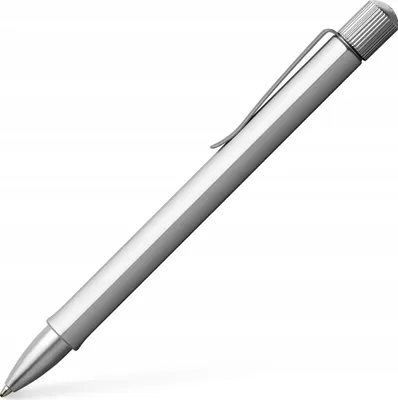 Produktbild von FABER-CASTELL Hexo Automatik-Kugelschreiber SILBER