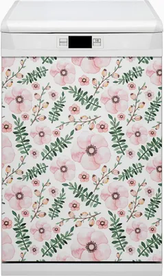 Produktbild von Magnete  Dekorative Magnet Folie für Geschirrspüler 45x80 cm Küche  - Blumen