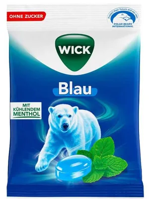 Produktbild von Wick Blau ohne Zucker 72g