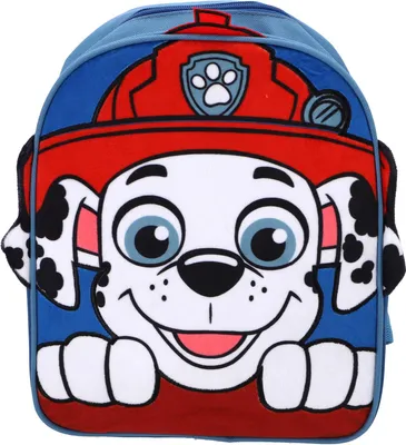 Produktbild von Paw Patrol Pluche Rugzak Marshall 31x25.5x8.5 cm Blauw