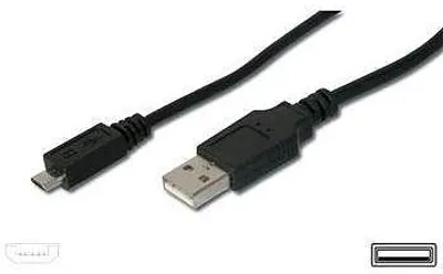 Immagine prodotto di PremiumCord KU2M3F, 3 m, USB A, Micro-USB B, USB 2.0, 0,48 Gbit/s, Nero