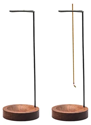 Räucherstäbchenhalter aus Holz, 2 Stück, Aschefänger