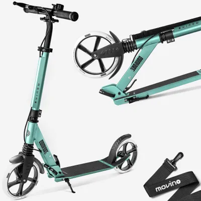Produktbild von City-Roller Scooter Movino Comfort+ für Kinder, Jugendliche und Erwachsene Minze