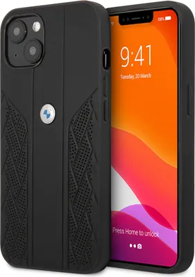 Immagine prodotto di Etui Bmw Bmhcp13Srsppk Iphone 13 Mini5,4 Czarny/Nero Custodia rigida in pelle Curve Perforate
