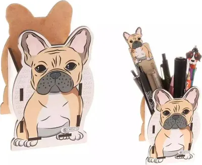 Image de CRESCO Boîte à outils Buldog - Organiseur de bureau en bois