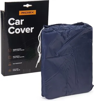 Produktbild von RIDEX Autoabdeckung Schutzhülle Halbgarage Blau Allwetter wasserdicht Winter Sommer Innenbereich Außenbereich 279cm 145cm 61cm L