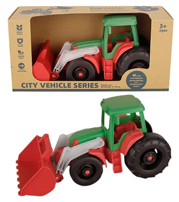 Image de Tracteur en plastique avec godet - Askato
