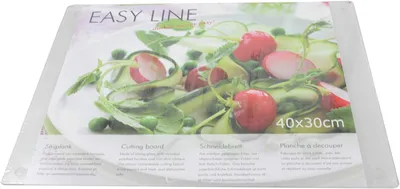 Obrázok produktu pre Doska na krájanie Krájacia doska sklo 40x30 cm, Priehľadná, Odolná, Hygienická, Pre kuchyňu