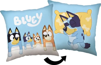 Immagine prodotto di Jerry Fabrics Cuscino decorativo 40x40 Bluey dogs blue JF24