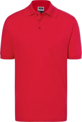 Produktbild von James & Nicholson Poloshirt Herren JN070 Gr. S red