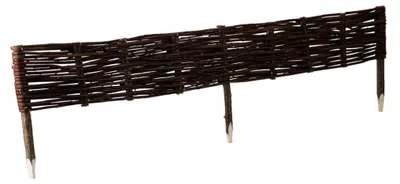 Produktbild von Domitia Set mit 5 Weidenpalisaden für den Garten 120 cm TheWickerStories