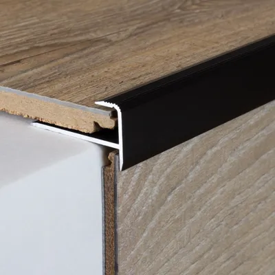 Produktbild von PROVISTON | Einfass- & Abschlussprofil | Aluminium | 37 x 10.3 x 1000 mm | Bronze Dunkel | Einschubprofil | Abschlussleiste | Bodenprofil