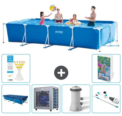 Produktbild von Rechteckiger Frame Pool - 450x220x84 cm - 7-teilig S139