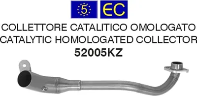 Immagine prodotto di Collettore catalitico ARROW omologato per Honda MSX 125 Grom