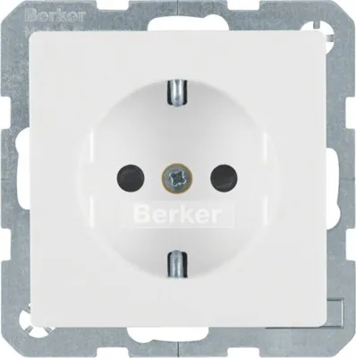 Produktbild von Berker 41236089, Typ F, Weiß, 250 V, 16 A, 50/60 Hz