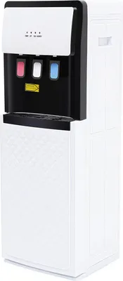 Image de Distributeur d'eau et refroidisseur d'eau - Chargement par le bas - Chaud et froid - Prise UE 220 V - Refroidissement 90 W, chauffage 500 W - 2 l/h froid, 5 l/h chaud - Blanc