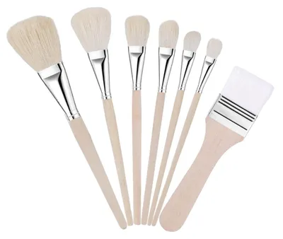 Produktbild von Solidchoice – Set mit 7 Pinsel für Aquarellfarben