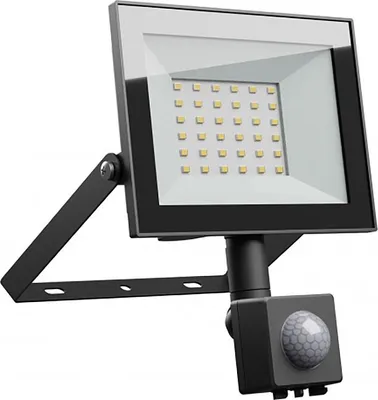 Immagine prodotto di Proiettore LED 30W bianco neutro NOCTIS LUX 4 nero con sensore PIR IP44 230V