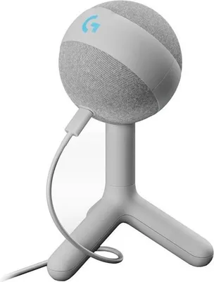 Image de Microphone Gamer Filaire Logitech G Yeti Orb Compatible PC et Mac Blanc