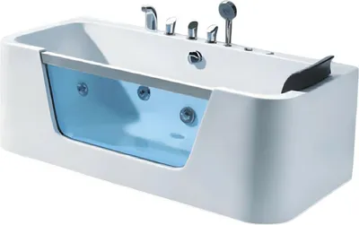 Produktbild von Luxuswanne Whirlpool Massagewanne Wellnesswanne Freistehende Wanne 170x80 cm