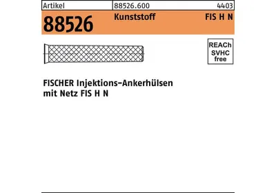 Image de Fischer 20x Douille d'ancrage à injection FIS H 18 x 85 mm N Réseau - 050472