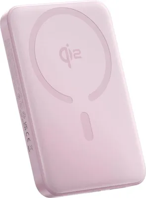 Zdjęcie produktu dla Powerbank Baseus Enerfill Fm12 Qi2 10000Mah 22.5W Kompatybilny Z Magsafe Z Białym Kablem Baseus Simple Usb-C 20V/3A 0,30M - Różowy