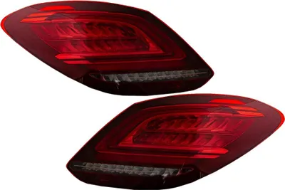 Image de Feux arrière à LED complets pour Mercedes Classe C W205 Limo 2014-2018 Facelift Look.